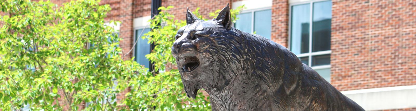 bobcat statue at FSU
